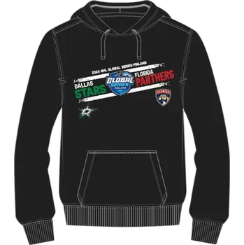 Chlapecká mikina Outerstuff Dětská mikina Global Series 2024 Finland Dallas Stars NHL vs Florida Panthers NHL Match-Up Pullover Hoodie Velikost: Dětské M (9 - 11 let)