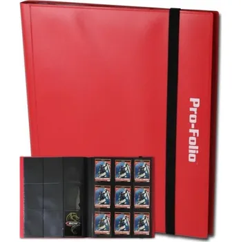 Sběratelská karetní hra Album BCW Pro-Folio 9 Pocket Red
