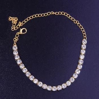 Řetízek B-TOP Dámský řetízek na nohu Stone - pozlacený