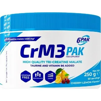 Anabolizér CrM3 PAK - 6PAK Nutrition Příchuť: Cherry Lemon, Balení: 500 g