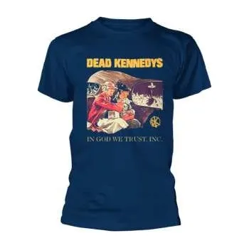 Pánské tričko Merch Dead Kennedys: In God We Trust (navy) XXL 2024