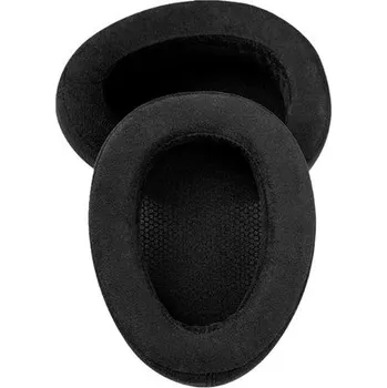 Příslušenství pro sluchátka Meze Angled Alcantara - náhradní náušníky, černé, pár