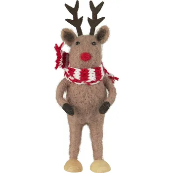 Vánoční dekorace Ib Laursen Plstěná vánoční dekorace Reindeer Rudolf