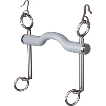 Udidlo pro koně BERIS VÝPRODEJ: Udidlo Pelham nelomené Tongue long BERIS, tvrdé, 20 mm, 13 cm