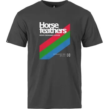 horsefeathers Pánské triko vhs t-shirt gray