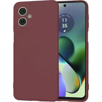 Pouzdro na mobilní telefon Kryt Motorola Moto G54 Techsuit SoftFlex - plum red