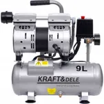 Bezolejový kompresor 9l 550W 8 barů , Kraft&Dele KD1384