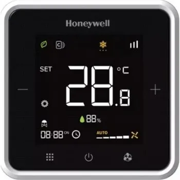 Instalatérský materiál Fan-coil termostat Honeywell, on-off ventily, bílý 240V (WTS8B4WMB/N)