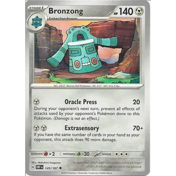 Karetní hra The Pokémon Company Pokémon TCG: Bronzong Reverse Holo 145/197