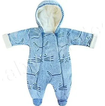 teplá kojenecká kombinéza reflexní kočky velikost 62