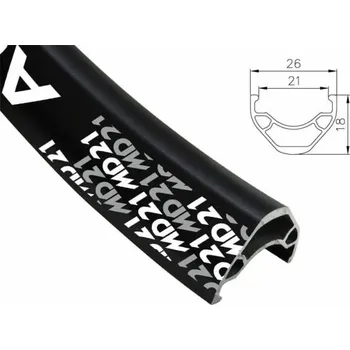 Ráfek na kolo ALEXRIMS ALEXRIMS MD21 mtb ráfek 27,5x36 děr. Disk Tubeless Ready H. s černým krytem