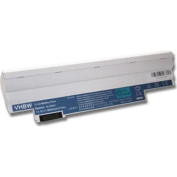 Baterie k notebooku VHBW Baterie pro Acer Aspire One 522 / 722 / D255 / D255E / D257, bíláa, 6600 mAh
