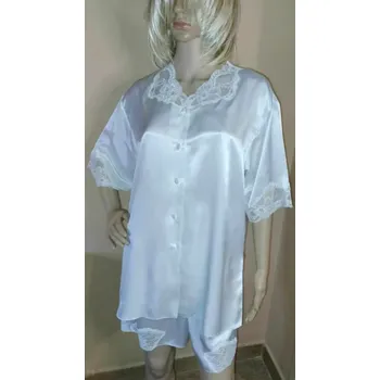 Dámské pyžamo Luxusní dámské pyžamo / komplet 0491-1 bílá S