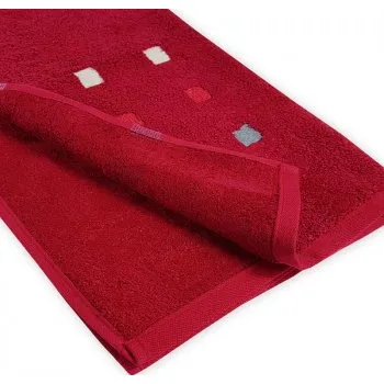 Ručník Framsohn Ručník pro hosty QUATTRO 36 x 50 cm, bordeaux