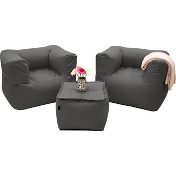 Zahradní sestava Textilní modulová sestava MODULTEX pro 2 osoby (šedo-hnědá)