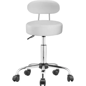 Stolička Kosmetická stolička s opěradlem 56 x 67-81 cm