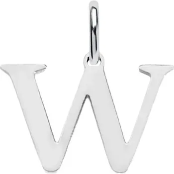 Šperk Šperky4U Ocelový přívěsek - písmeno - iniciála - OPP1918-W