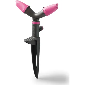 Zavlažovač Rotační postřikovač ROTAX - růžový (GF Garden Rotační zavlažovač s kolíkem ROTAX FUXIA)