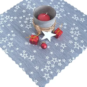 prostírání Prostírání a ubrusy Hvězdné přání - Modro/stříbrné 30x30