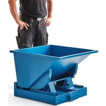 Zásuvkový kontejner Výklopný kontejner AZURE, 150 l, modrý