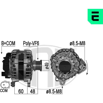 Alternátor Alternátor ERA 209252