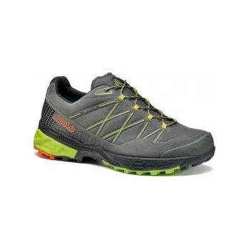Pánská treková obuv Asolo Tahoe Lth GTX graphite/green lime pánská UK 7,5 boty + DÁREK DLE VÝBĚRU!