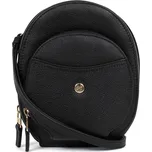 Dámská kožená kabelka na mobil a doklady Hexagona Maura - černá