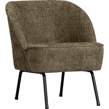 Křeslo WOOOD Tmavě zelené sametové křeslo Tergi II.