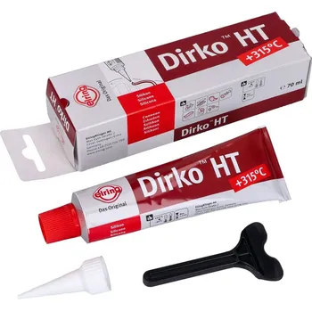 101_Octane Silikonová těsnící pasta Dirko HT Silikon 70ml - červený 43148
