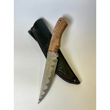 Kuchyňský nůž Umělecké nože Ručně kovaný nůž, dřevo KAZ2