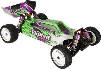 RC model auta WLtoys Violent 104002 RTR 1:10 zelený