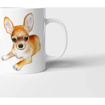 Hrnek Čivava - Červená