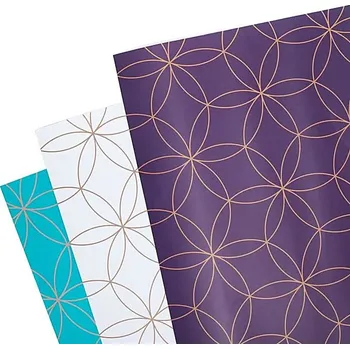 Party dekorace Mani Bhadra BALICÍ PAPÍR KVĚT ŽIVOTA 3 LISTY 50X90 CM