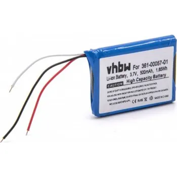 Příslušenství k chytrým hodinkám VHBW Baterie pro Garmin Forerunner 910 XT, 500 mAh