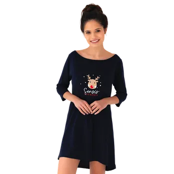 Dámská noční košile Dámská noční košile Sensis Lucy S/M Modrá