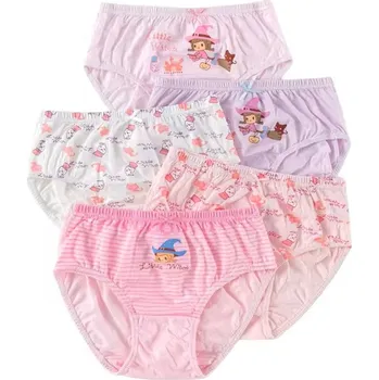 Dívčí bavlněné kalhotky "Malá Čarodějka" - 5 ks Varianta: bez originálního obalu, Velikost: 85 (12-14 let)