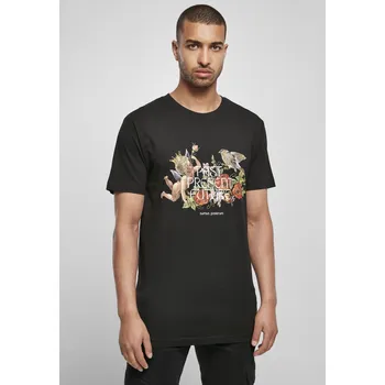 Pánské tričko Černé tričko z minulosti současnost a budoucnost Mister Tee černá 2543122