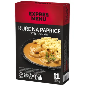 Hotové jídlo EXPRES MENU Kuře na paprice s těstovinami