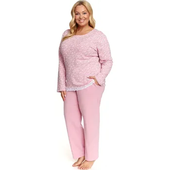 Pánské pyžamo Dámské pyžamo 7151 - Doctornap Růžová L