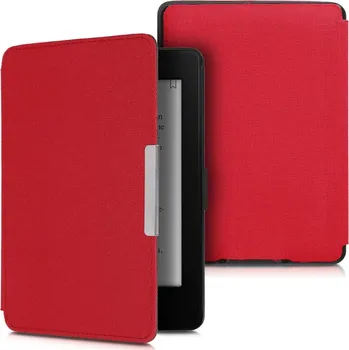 Pouzdro na čtečku elektronické knihy Pouzdro KW Mobile - Nylon Book - KW4948709 - pro Amazon Kindle Paperwhite 1/2/3 - červené + BONUSY