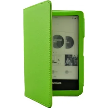 Pouzdro na čtečku elektronické knihy Pocketbook 650 Ultra FORTRESS FT148 zelené pouzdro - magnet + BONUSY