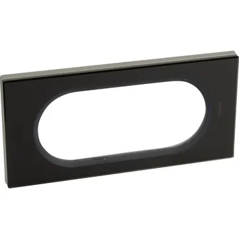 vypínač CL RÁMEČEK 4/5M ČERNÉ SKLO *069305 Legrand