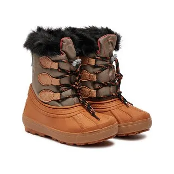 Chlapecké sněhule Sněhule Boatilus Nippy 02 Sint. Leather Boot NN02 VAR.41NR Oranžová 30_31