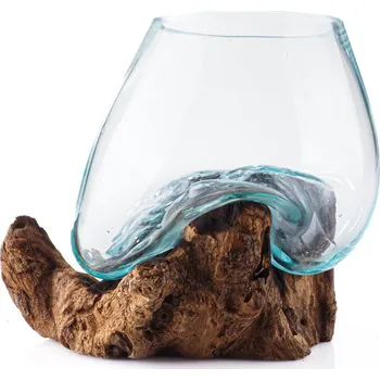 Dóza na potraviny Dóza sklo s kořenem malá 07