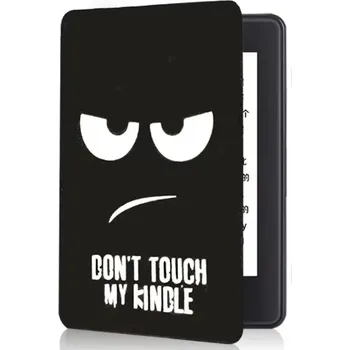 Pouzdro na čtečku elektronické knihy Armori Trimer T122, pouzdro pro Amazon Kindle Paperwhite 1/2/3 - magnetické zavírání, AutoSleep, motiv Dont Touch + BONUSY