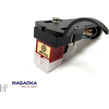 Příslušenství pro gramofon Nagaoka MP-100H - MM gramofonová přenoska instalovaná na headshellu