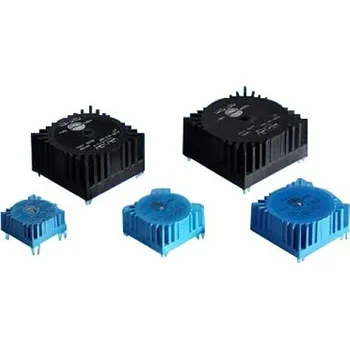 Transformátor Toroidní transformátor, sekundární napětí: 2 x 22V, 4kV, Průchozí otvor, 60 x 60 x 37.5mm