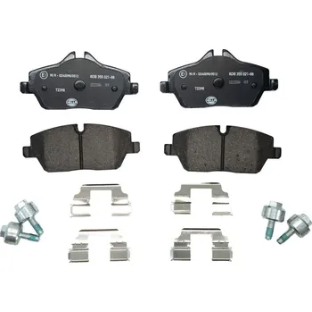 Brzdová destička Sada brzdových destiček, kotoučová brzda HELLA 8DB 355 021-881