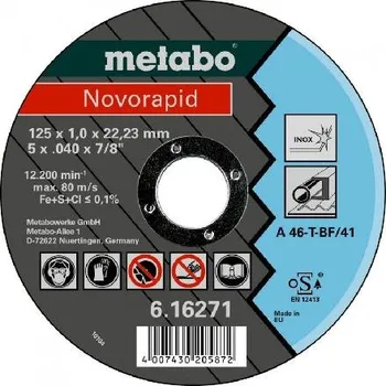 Řezný kotouč Metabo Příslušenství - Řezný kotouč na nerezovou ocel 125x22,23 mm 616271000