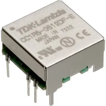 Měnič napětí DC-DC převodník 1.5W, výstup: ±12V dc 60mA 500V ac, Vin 9 → 18 V DC